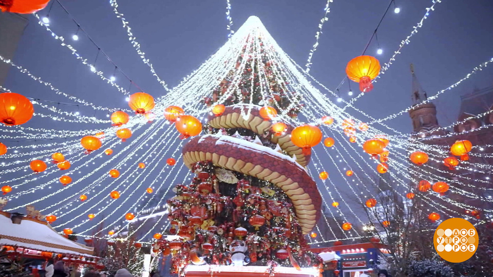 Фестиваль «Китайский Новый год в Москве». Доброе утро. Фрагмент выпуска от 19.02.2026