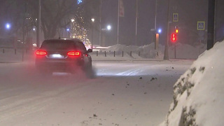 Мощный снежный циклон накрыл Москву