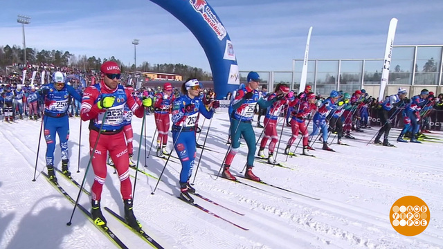 Лыжные марафоны: все бегут! Доброе утро. Фрагмент 