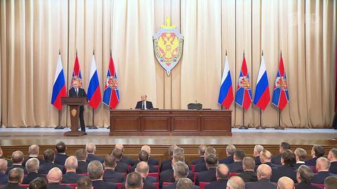 Владимир Путин поручил Федеральной службе безопасности активизировать борьбу с терроризмом