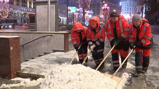 Пик снегопада в Москве ожидается на ночь 25 февраля