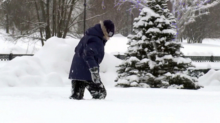 В Москве побит рекорд по высоте сугробов