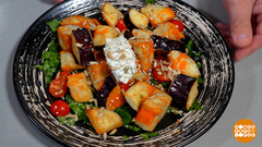 Готовим салат из хрустящих баклажанов. Доброе утро. Фрагмент 