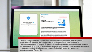 В Минтрансе РФ сообщили о приостановке рейсов с девятью странами Ближнего Востока
