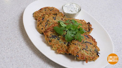 Готовим оладьи из баклажанов. Доброе утро. Фрагмент 