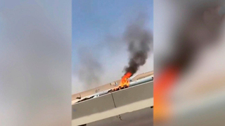 Падение истребителя ВВС США над Кувейтом попало на видео