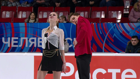Варвара Слуцкая — Глеб Гончаров. Ритм-танец. Финал Гран-при России по фигурному катанию среди юниоров 2026