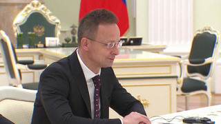 Владимир Путин принял в Кремле главу МИД Венгрии