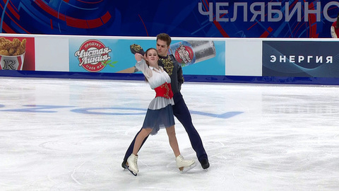 Варвара Слуцкая — Глеб Гончаров. Произвольный танец. Финал Гран-при России по фигурному катанию среди юниоров 2026