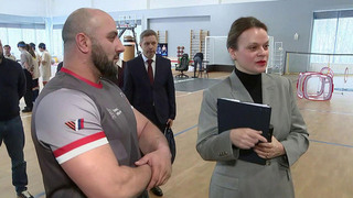 Анна Цивилева посетила Центр реабилитации имени Мещерякова в Сергиевом Посаде