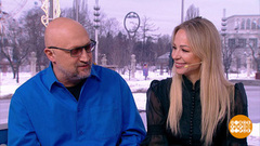 Ирина Медведева и Гоша Куценко — о фильме «Тюльпаны». Доброе утро. Фрагмент 