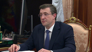 Владимир Путин встретился с губернатором Нижегородской области Глебом Никитиным