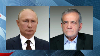 Ситуацию на Ближнем Востоке обсудили Владимир Путин и президент Ирана Масуд Пезешкиан