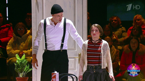 Алена Косторная и Никита Ушнев — «Shape Of My Heart». Ледниковый период 2026. Фрагмент 