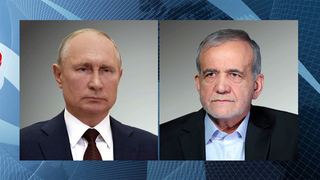 Владимир Путин провел телефонный разговор с президентом Ирана Масудом Пезешкианом