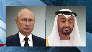 Владимир Путин сегодня общался по телефону с лидерами ОАЭ и Азербайджана