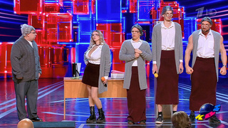 «Это они», Москва. Приветствие. Первая ¼ финала. Высшая лига. КВН. Фрагмент 