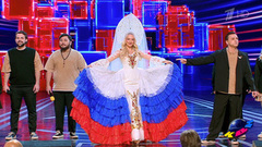 «Омская сборная», Омск. Приветствие. Первая ¼ финала. Высшая лига. КВН. Фрагмент 