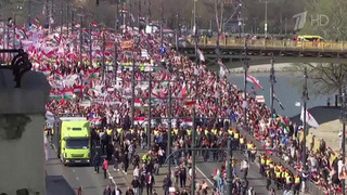 В центре Будапешта состоялся «Марш мира» в поддержку политики Венгрии