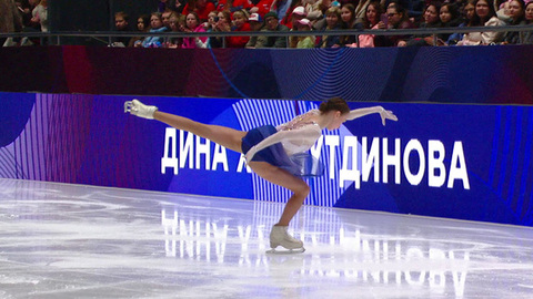 Дина Хуснутдинова. Короткая программа. Т-Банк Кубок Первого канала по фигурному катанию 2026