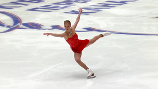 Мария Захарова чисто исполнила четверной тулуп в произвольной программе на Т-Банк Кубке Первого канала