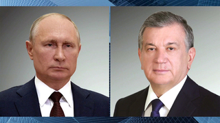 Владимир Путин провел телефонный разговор с президентом Узбекистана Шавкатом Мирзиеевым