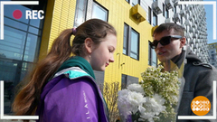 Мошенник с букетом. Доброе утро. Фрагмент 