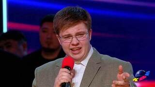 Все команды. Разминка. Приветствие. Третья ⅛ финала. Высшая лига. КВН. Фрагмент 