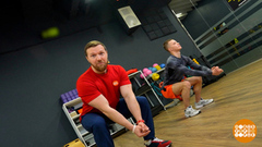 Фитнес-разминка: присели — подпрыгнули! Доброе утро. Фрагмент