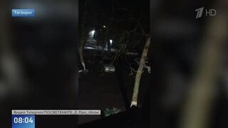 Последствия удара ВСУ по Таганрогу сняли на видео