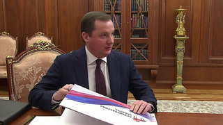 Владимир Путин провел рабочую встречу с губернатором Архангельской области Александром Цыбульским