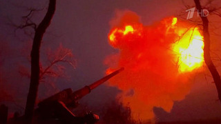 Российские артиллеристы на Константиновском участке разгромили опорный пункт противника