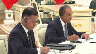 Владимир Путин принял в Кремле министра иностранных дел Египта Бадра Абдельати