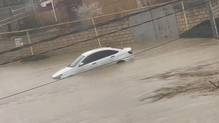 На Дагестан второй раз за неделю обрушились мощные ливни, что привело к новому наводнению