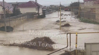 В Дагестане из-за рекордных осадков сходят сели и оползни, водохранилище переполнено
