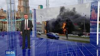 Почти 10 часов спасатели тушили пожар в ТЦ в Калининграде