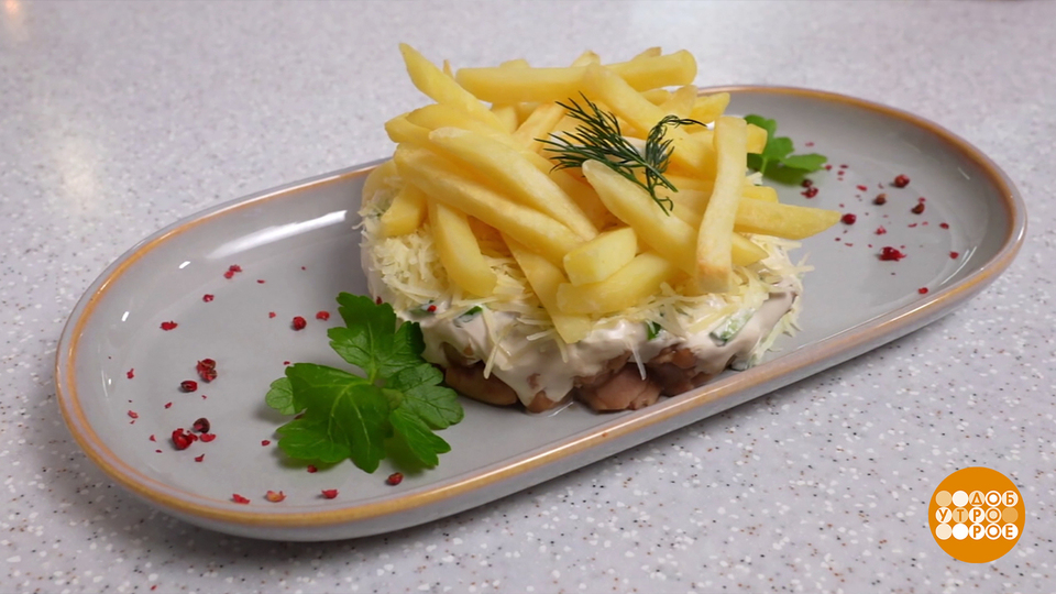 Готовим картофельные гнезда с курочкой. Доброе утро. Фрагмент выпуска от 09.04.2026