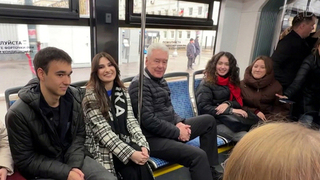 Сергей Собянин открыл новую трамвайную линию от «Чертановской» до «Новогиреево»