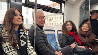Мэр столицы стал одним из первых пассажиров второго трамвайного диаметра
