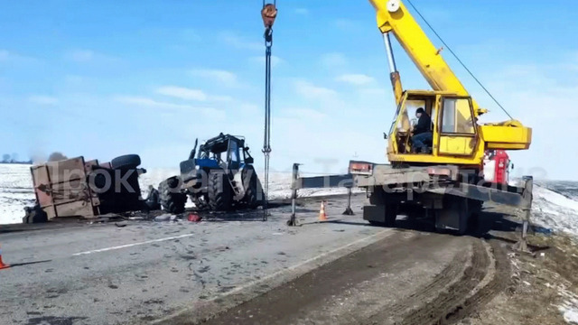 Легковушка столкнулась с трактором в Татарстане, четверо погибли: кадры с места ЧП