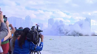 Мощный взрыв за секунды сровнял с землей один из люксовых отелей в престижном районе Майами