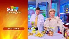 Наводнение в Дагестане; ГОСТ на картофельные чипсы; межпозвонковая грыжа; бюджет семьи. Жить здорово! Выпуск от 14.04.2026