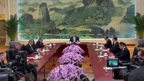 Председатель КНР Си Цзиньпин принял в Пекине главу МИД РФ Сергея Лаврова