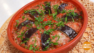 Готовим кебаб из баклажанов. Доброе утро. Фрагмент 