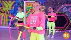 Фитнес-разминка: укрепляем поясницу. Доброе утро. Суббота. Фрагмент 