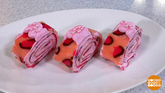 Готовим блинный рулет «под леопарда». Доброе утро. Фрагмент 