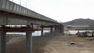 Состоялась стыковка пролетов первого автомобильного моста между Россией и КНДР