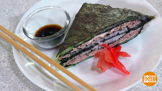 Готовим суши-сэндвич. Доброе утро. Фрагмент 