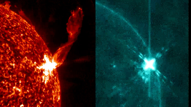 Сильнейшая за 2,5 месяца вспышка произошла на Солнце