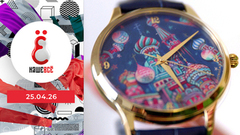 Бриллианты; лаковая миниатюра и часы; краски для ткани; российская мода. Наше всё. Сделано в России